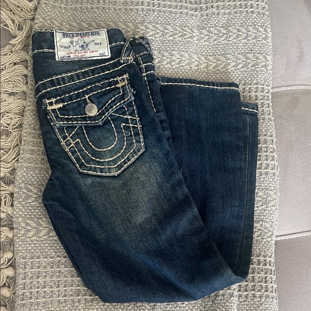 True Religion Women's Dark Blue Boot Cut Jeans